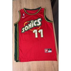 Men Detlef Schrempf Seattle Supersonics #11 MEN 1997-98 HARDWOOD CLASSICS JERSEY